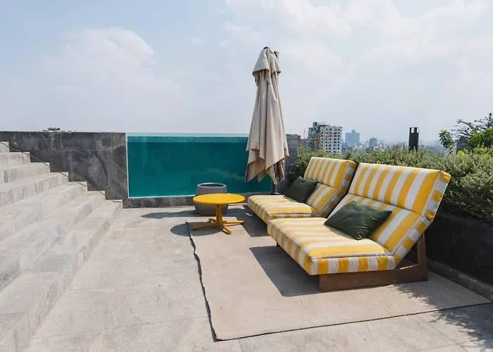 Amazing 1br In Roma Norte With Ac Balcony And Rooftop Apartment *